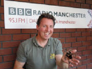 Jay at Radio Manchester Studios